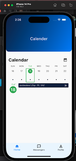 Strykerlabs PlayerApp Screen 2