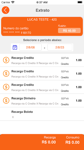 Lanchar App Screen 3