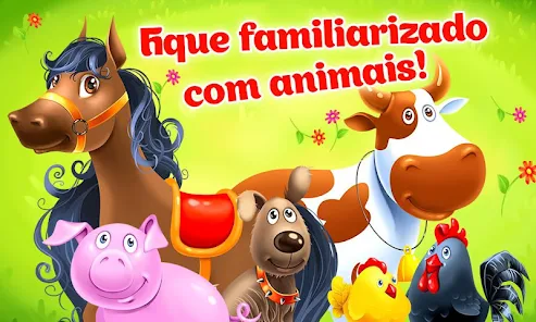 Encontre dois jogos de animais da fazenda para crianças