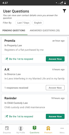 LawRato Partner Screen 3
