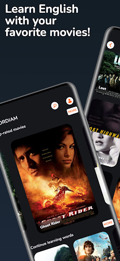 Android application wordiam screenshort