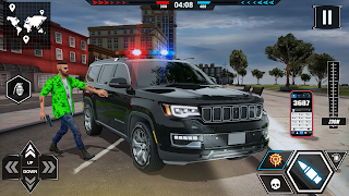 US police Cars Transport truck - Screenshot 1