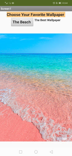 Beach Wallpaper Screen 2