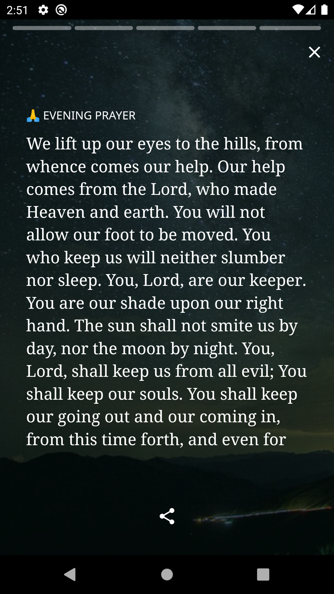 Android application Daily Prayer Guide screenshort
