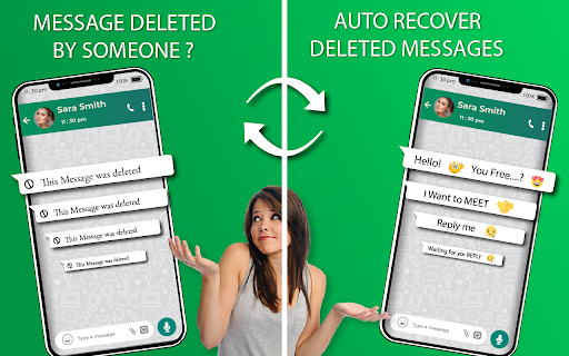 Android application WAMR: Recover Deleted Messages screenshort