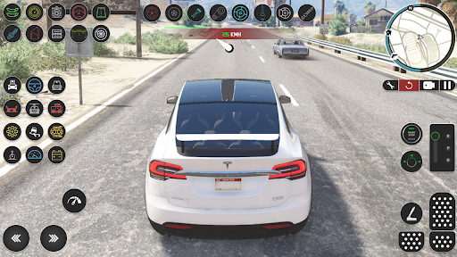 Android application Electric Tesla Model X Driver screenshort