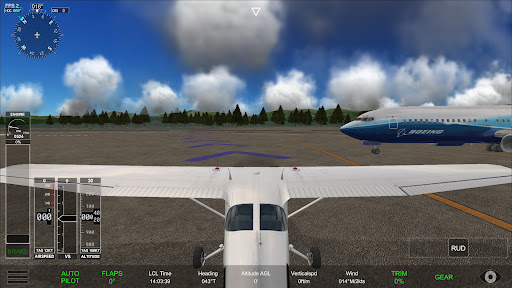 Android application Uni Flight Simulator screenshort