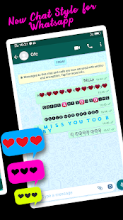 Stylish chat styles for whatsApp 6.0 APK screenshots 5