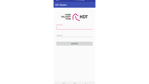 Android application HDTSystem screenshort