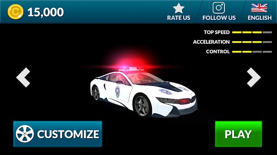 American i8 Police Car Mod Game Apk 4