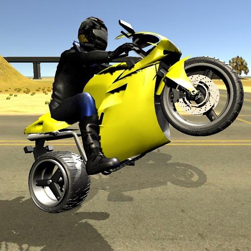 Wheelie King 3D - Realistic 3D logo