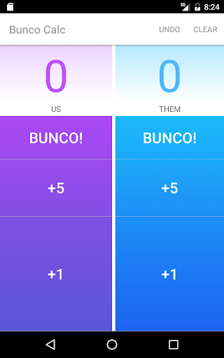 Bunco Calc Screen 3