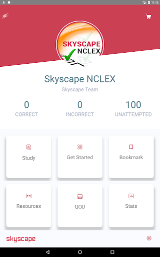 Screenshot of Skyscape NCLEX RN