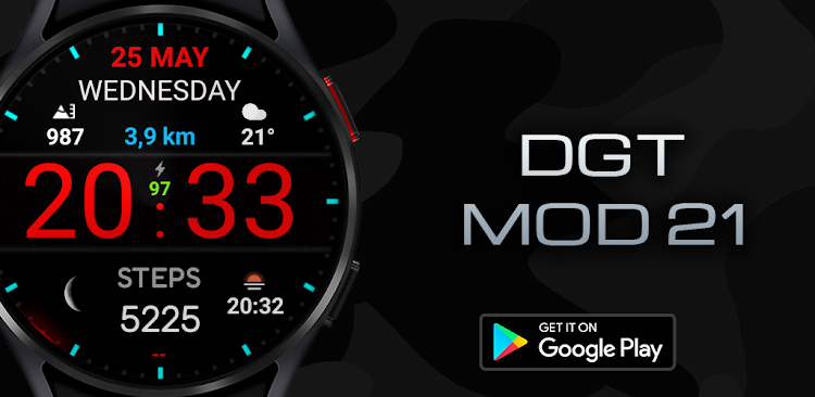 DGT MOD 21: Watch face - New - (Android)