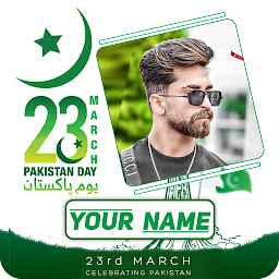 Icon image Pakistan Day Frame With Name