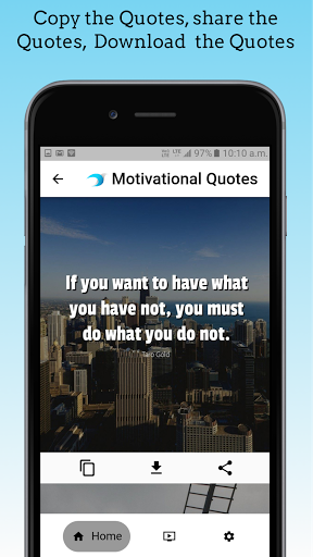 Motivational Quotes Screen 3