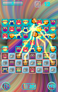 Екранна снимка на пъзела Crazy Owls