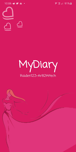 Android application MyDiary screenshort