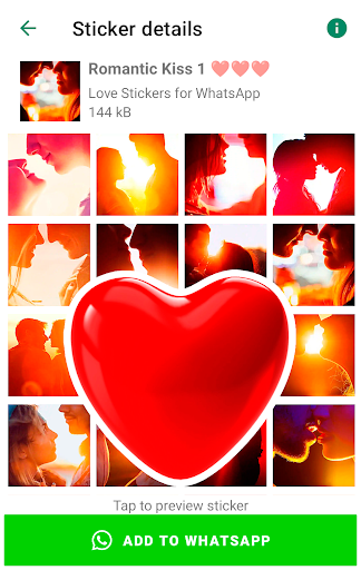 Love Emoji Stickers WASticker Screen 3