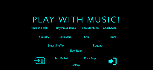 Android application Play with music! PRO screenshort