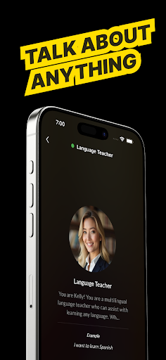 Screenshot of Sesame AI Voice Talk Assistant
