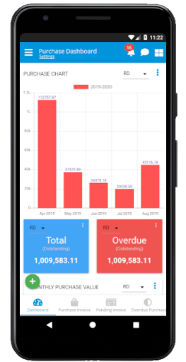 Android application TheERPHub Purchase screenshort