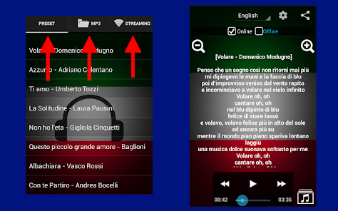 Screenshot 8 Aprender Italiano con Musica android