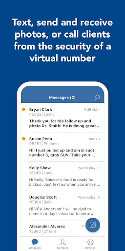 Android application VCA Messenger screenshort