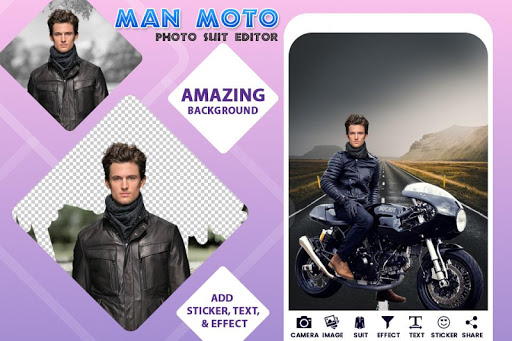 Man Bike Rider Photo Editor Screen 2