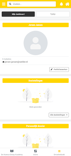 Android application Mijn DHG screenshort