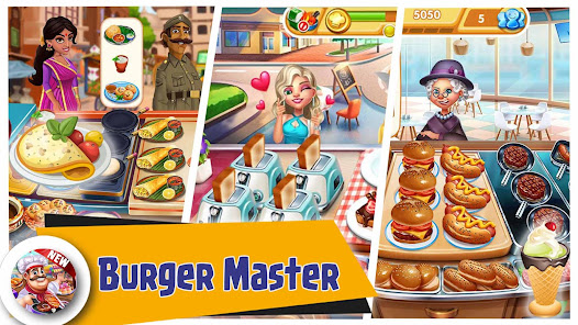 Burger Crazy Chef: Burger Game apkpoly screenshots 6