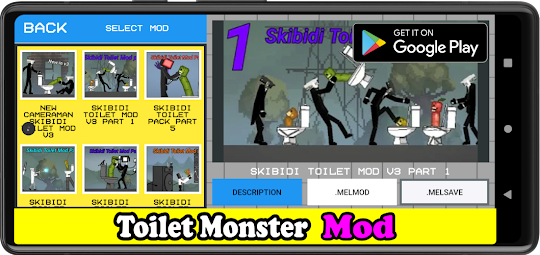 Toilet Monster Skibidi Melmod