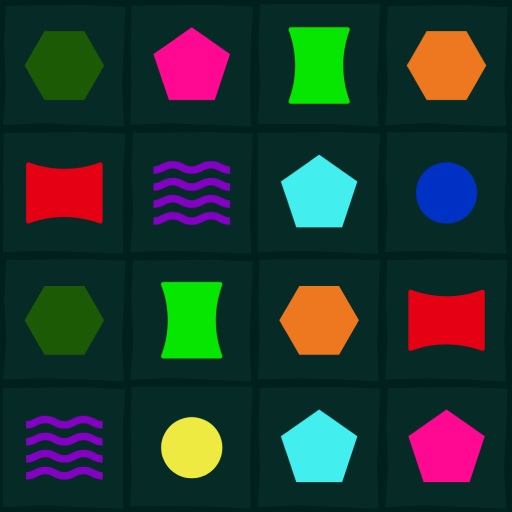 Shapes and Numbers Match logo