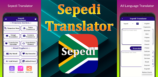 Android application Sepedi Translator screenshort