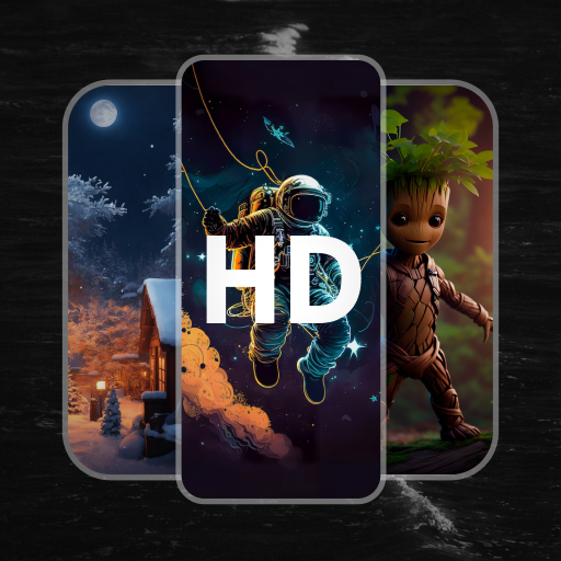 Black Wallpapers HD Live 4k Logo