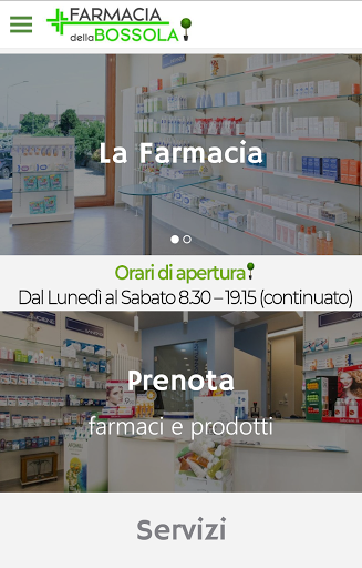Android application Farmacia della Bossola screenshort