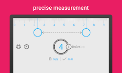 screenshot of Ruler App – Measure length in inches + centimeters