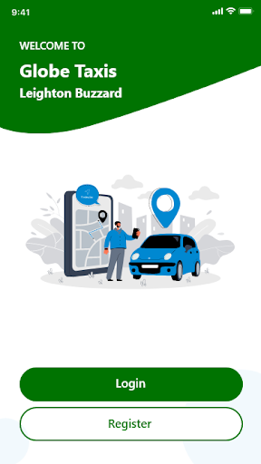 Android application Globe Taxis screenshort
