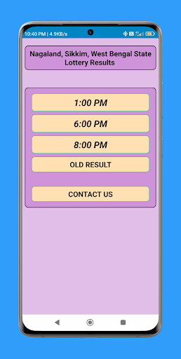 Android application Lottery Sambad - Dhankesari screenshort