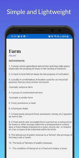 Android application Dictionary Antonyms Synonyms screenshort