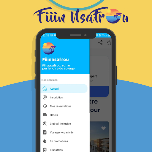 Android application Fiiinnsafrou - Hôtels screenshort