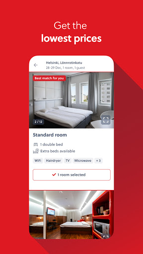 Android application Omena Hotels screenshort