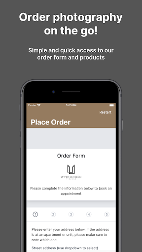 Android application Upper Echelon Visuals screenshort