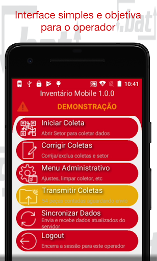 Android application Inventário Mega .BAT screenshort