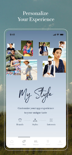 Android application Ralph Lauren: Luxury Shopping screenshort