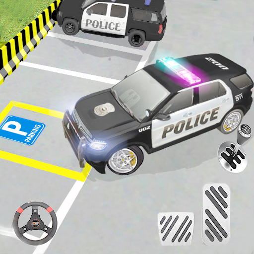 Police Car Parking Sim Game 3D  Icon