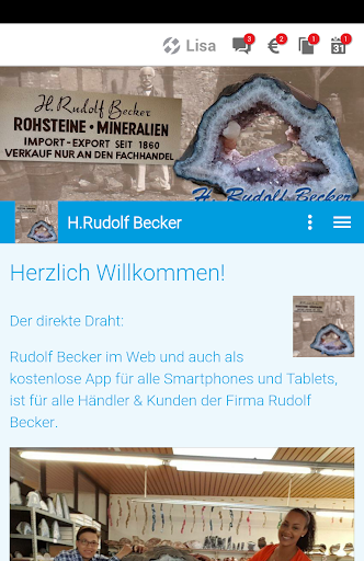 Android application HRB-Mineralien screenshort