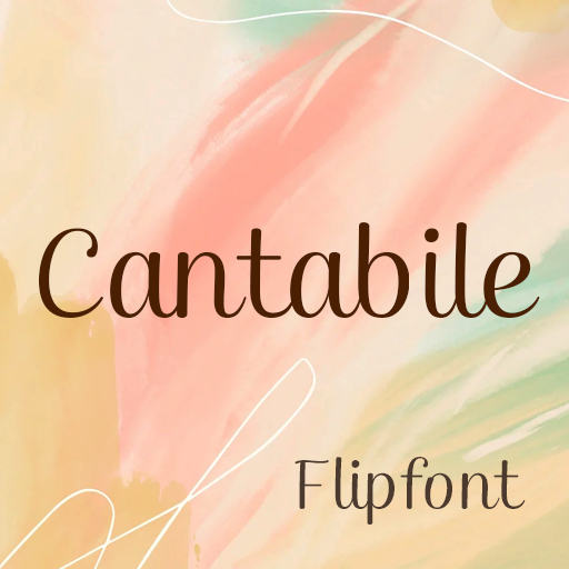 Fine Cantabile™ Latin Flipfont logo