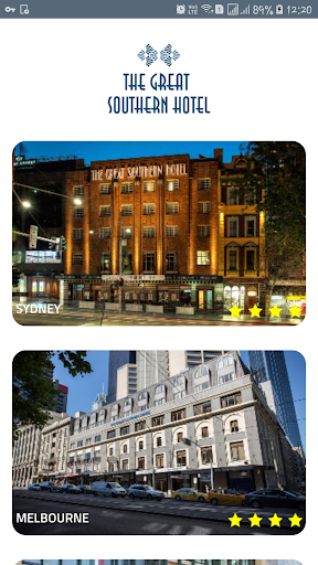Android application The Great Southern Hotel screenshort