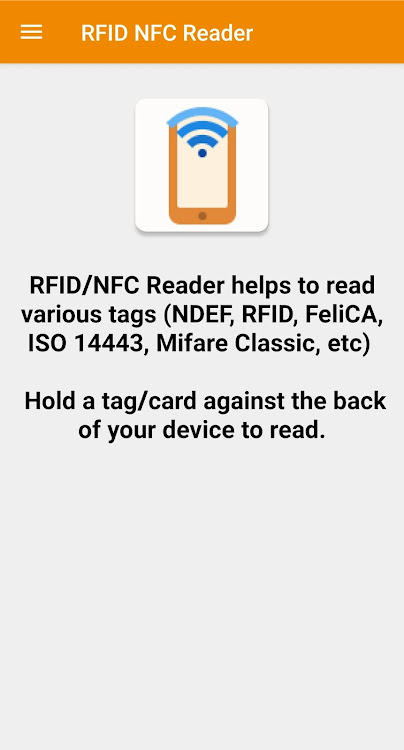 NFC RFID Reader Tools tag - 2.0 - (Android)